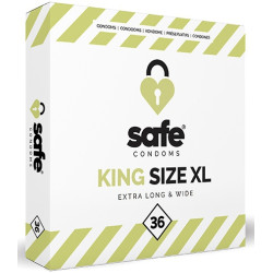 Safe Condoms Préservatifs XL Safe 60mm x36